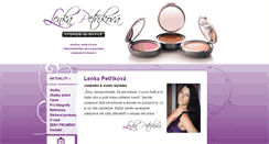 Desktop Screenshot of petrikova-visage.cz